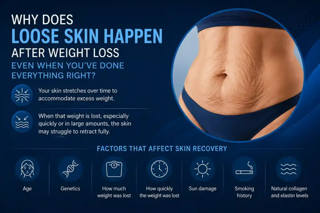Why Does Loose Skin Happen After Weight Loss Even When You’ve Done Everything Right Coatbridge?